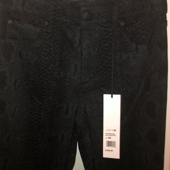Joe’s jeans The Icon skinny ankle mid rise snake print Waist 24 - Picture 7 of 12